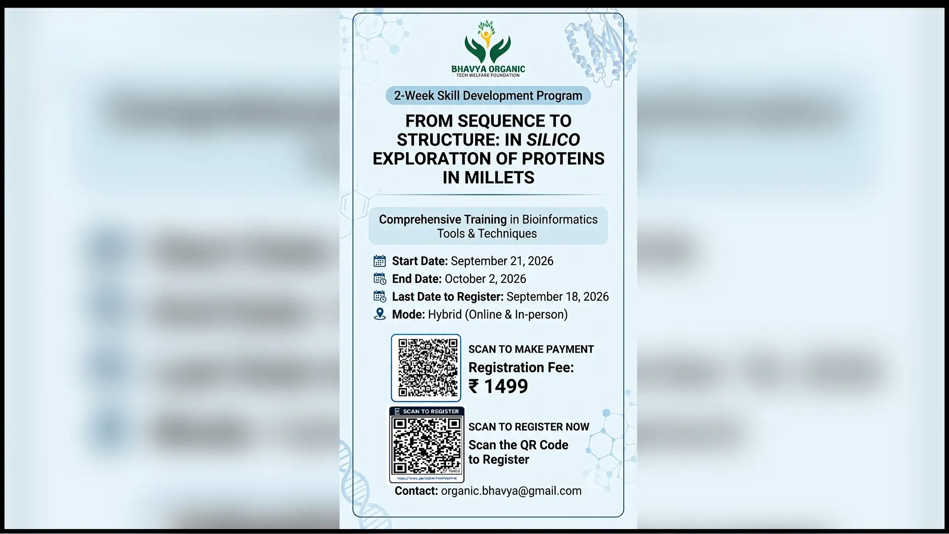 From Sequence to Structure: In Silico Exploration of Proteins in Millets